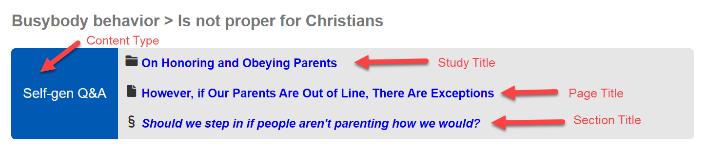 
An example subject index link.
